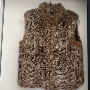 Rabbit fur vest - Women’s small